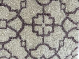 Hochwertiger 100% PP Adele Beige/Rosa 120x170 cm neuwertig