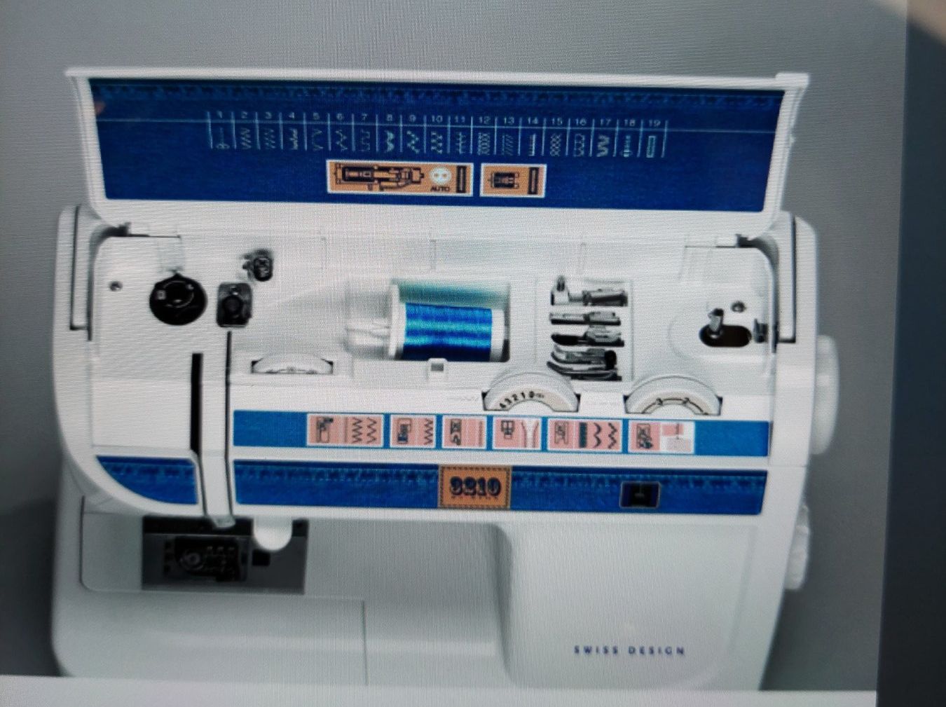 Elna Nähmaschinen: Elna eXplore 3210 Jeans Nähmaschine – Neu (gemäss Beschreibung) aus Maschwanden von Speeky77 1