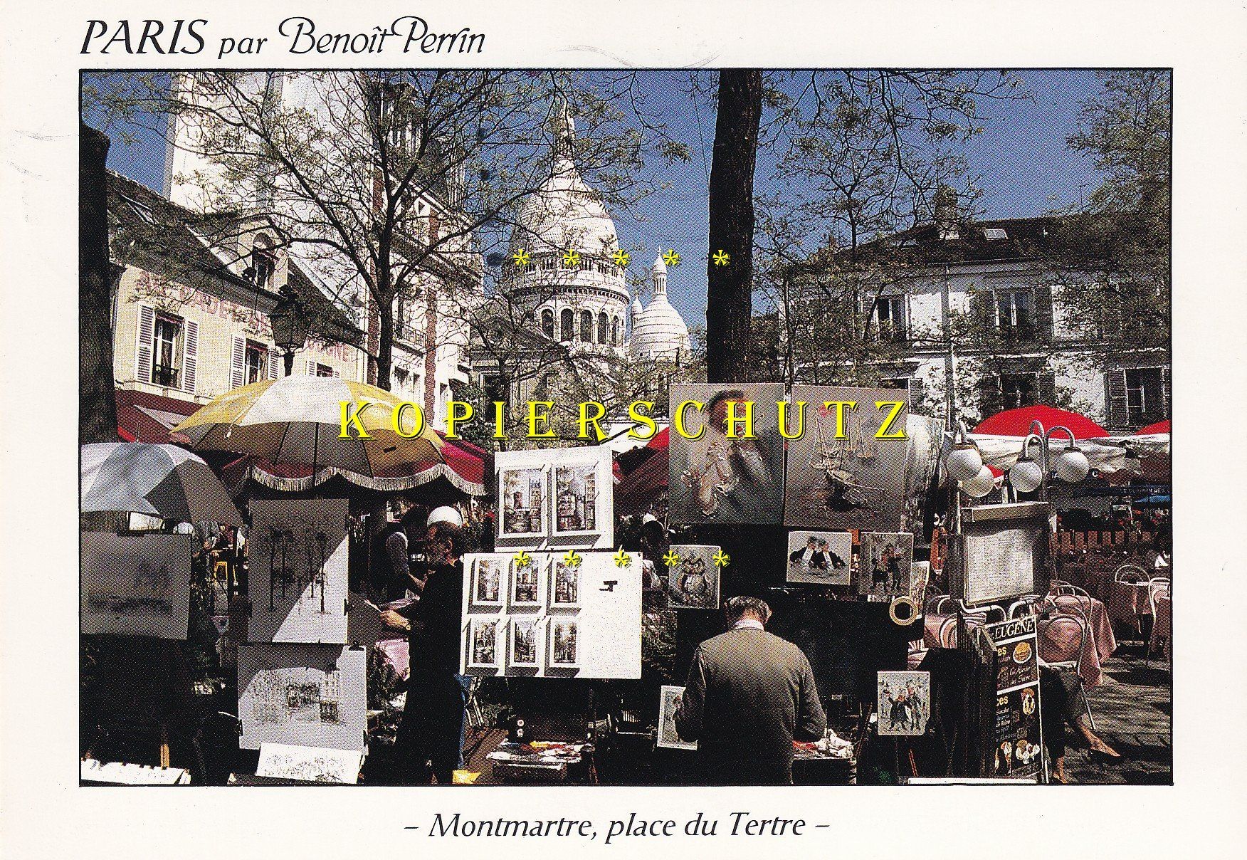 Cartoline postali: Paris - Montmartre, place du Tertre /ay – Usato da Hombrechtikon venduto da Rudolf07