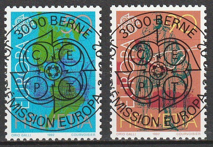 Tutti i francobolli: 1992 EUROPA mit ET - Vollstempel – Nuovo e nell'imballaggio originale da Homburg venduto da masina01