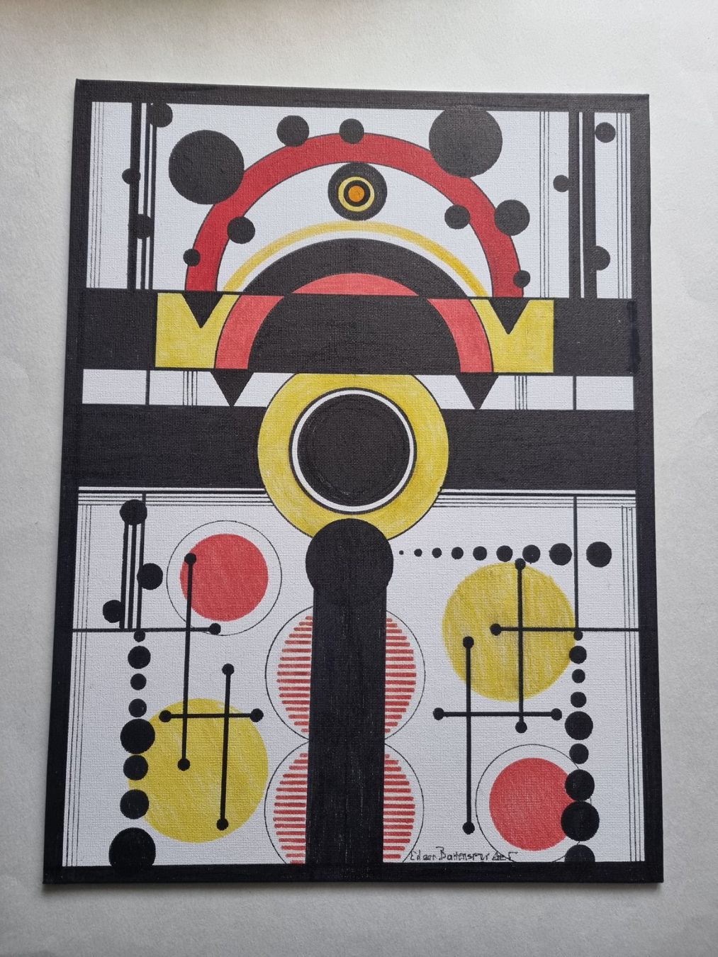 Dipinti: EDGAR BALTENSPERGER ORIGINAL MISCHTECHNIK ACRYL SIGNIERT – Usato da Gersau venduto da grafik-kunst