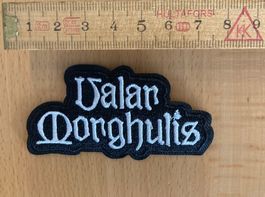 Valar Morghulis Patch Sticker Aufnäher Metal Rock Band