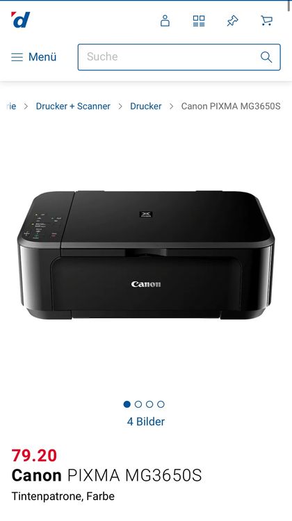 Canon PIXMA MG3650S | Kaufen auf Ricardo