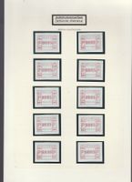 Auflösung einer Automatenmarkensammlung Blatt 35
