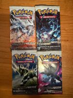 Pokémon Schwarz & Weiss 4x Booster Artset Deutsch Sealed