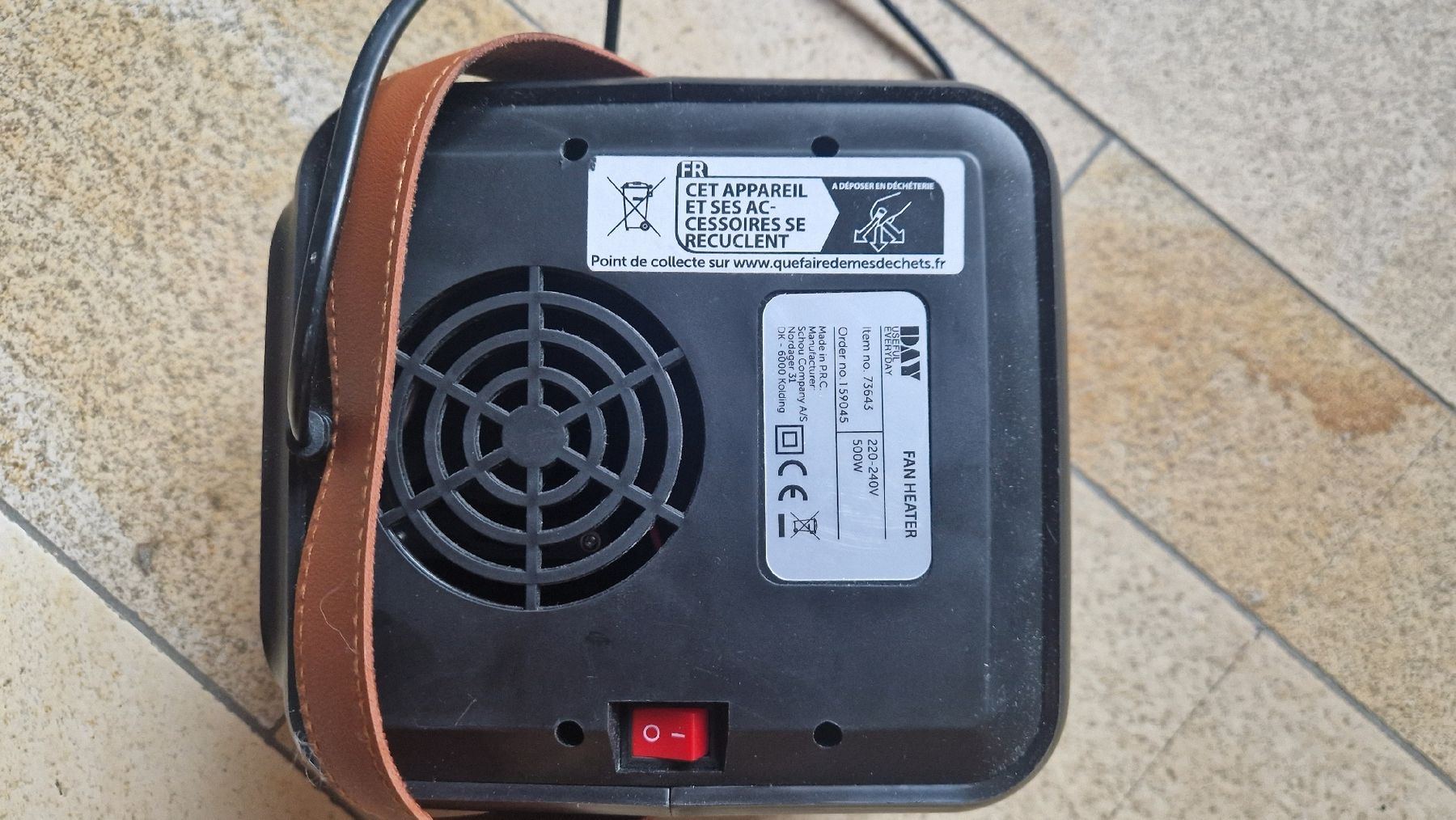 Ventilatoren: Ventilateur/Radiateur d'appoint 500W – Gebraucht aus Ste-Croix von Sporchet 2