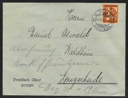 1915, J3 auf Brief von Chur 11.XII.15 (15586)
