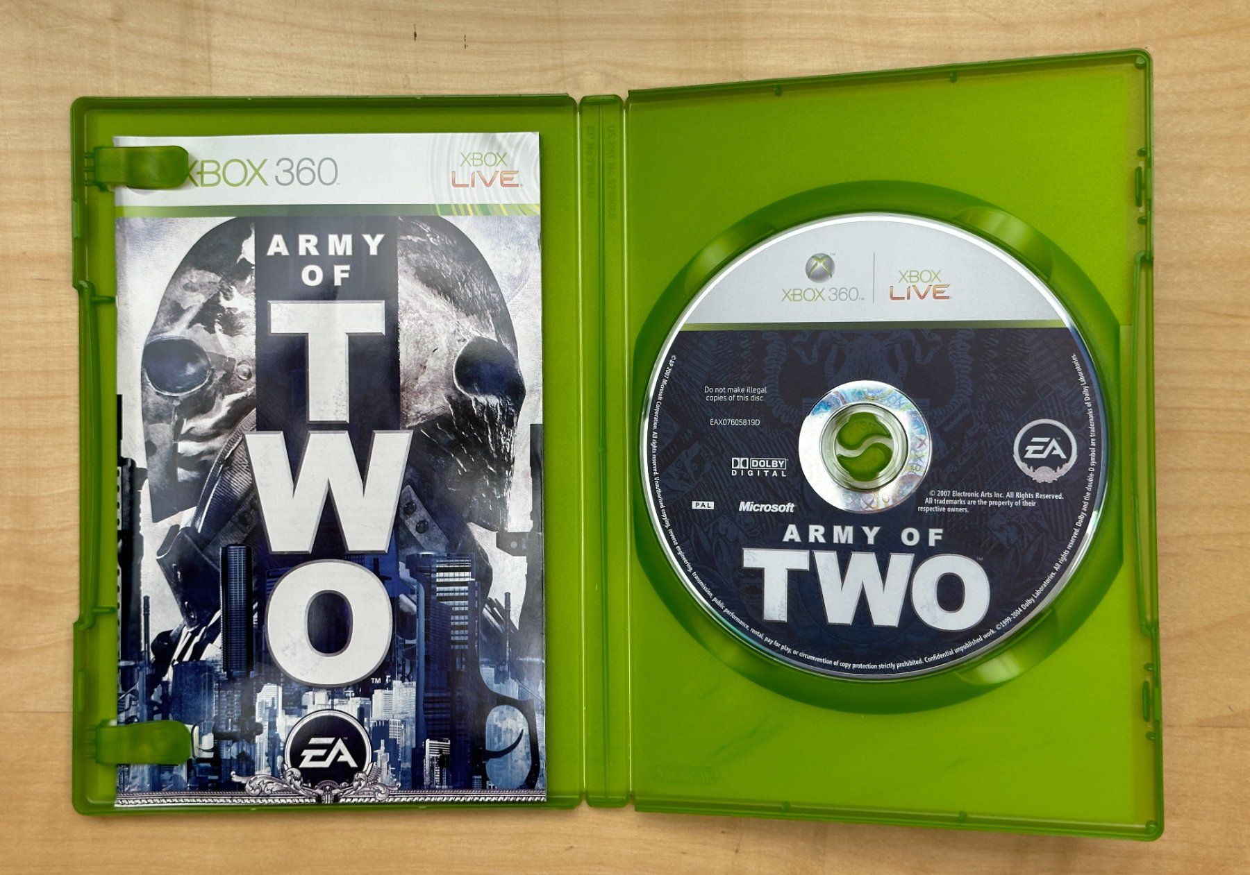 Microsoft Spiele: Army of Two - XBOX 360 – Gebraucht aus Genève von Jeux_Retro 2