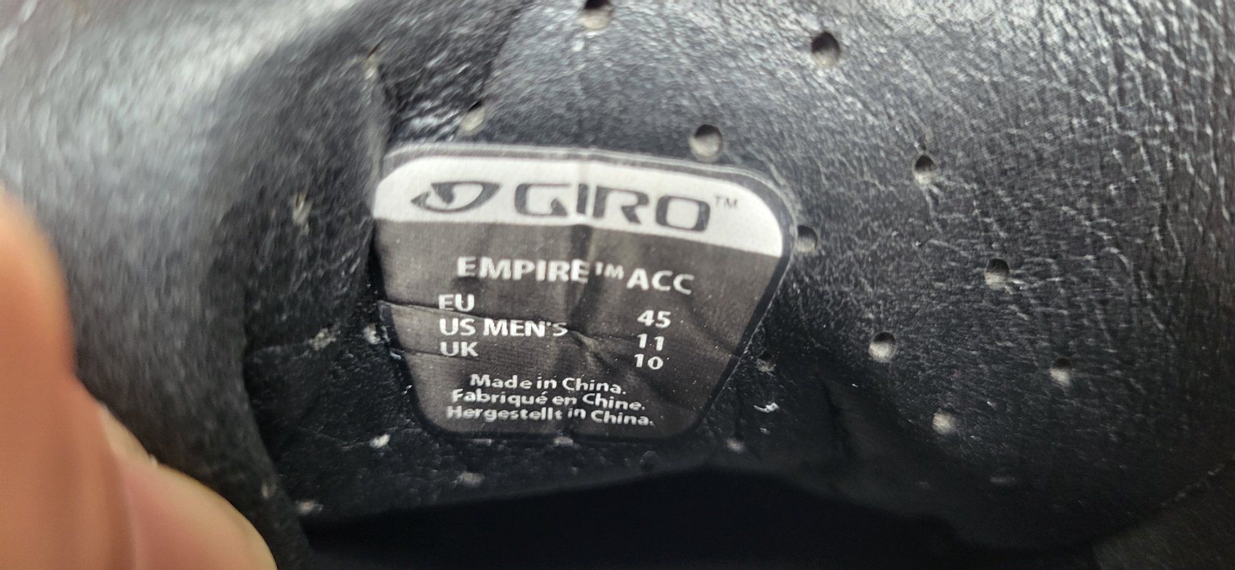 Giro Scarpe da uomo: Giro Rennradschuhe Grösse 45 Empire – Usato da Chur venduto da Chur125 3