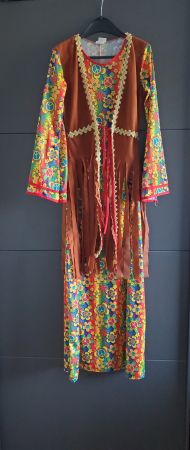 Hippie Kleid Kostüm, Gr. XS, ideal für Fasnachtsparty!