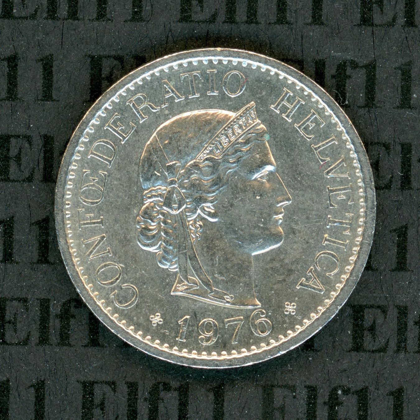 Tutti le monete: CHF___0.10 1976 -unz 10 Rappen – Usato da Widnau venduto da Elf11