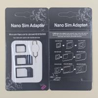 4in1 Sim-Adapter (nano/micro/standard) + Nadel - NEU in OVP!