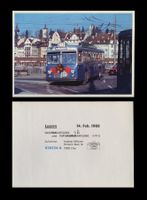 Luzern Bahnhofplatz VBL Trolleybus SWP Foto Ausdruck A5