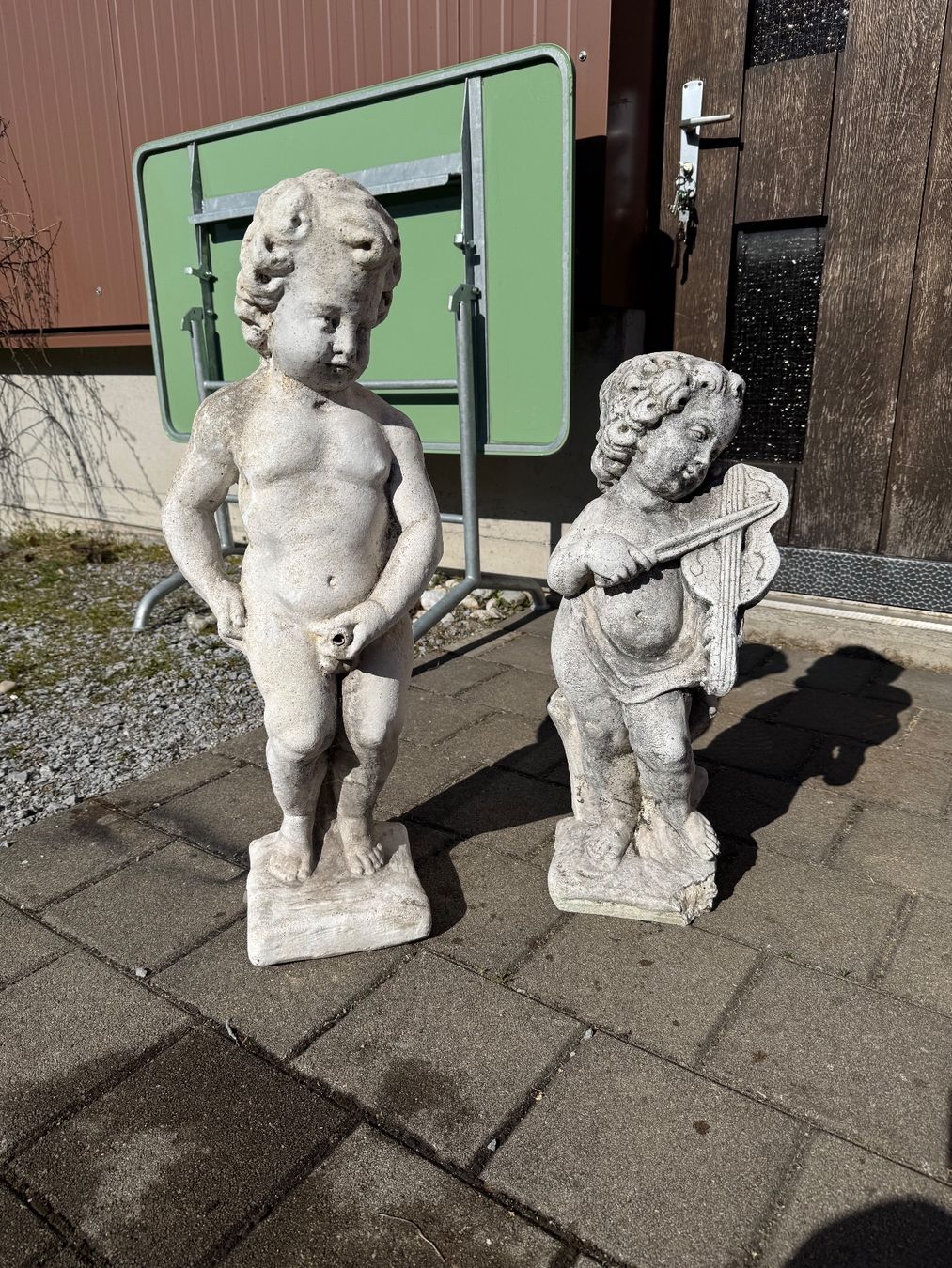 Sculture & Statue: Garten Figuren 75cm und 60 cm – Usato da Buch am Irchel venduto da alinea11 2