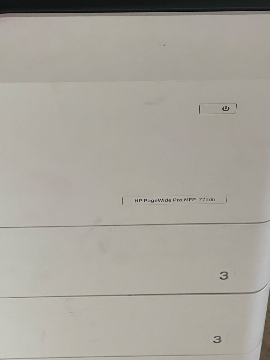 Hewlett Packard Fotocopiatrici: HP PageWide Pro MFP 772dn Multifunktionsdrucker - Guter Zust – Difettoso da Wängi venduto da Bmo 1