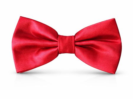 Fliege rot satin neu u originalverpackt