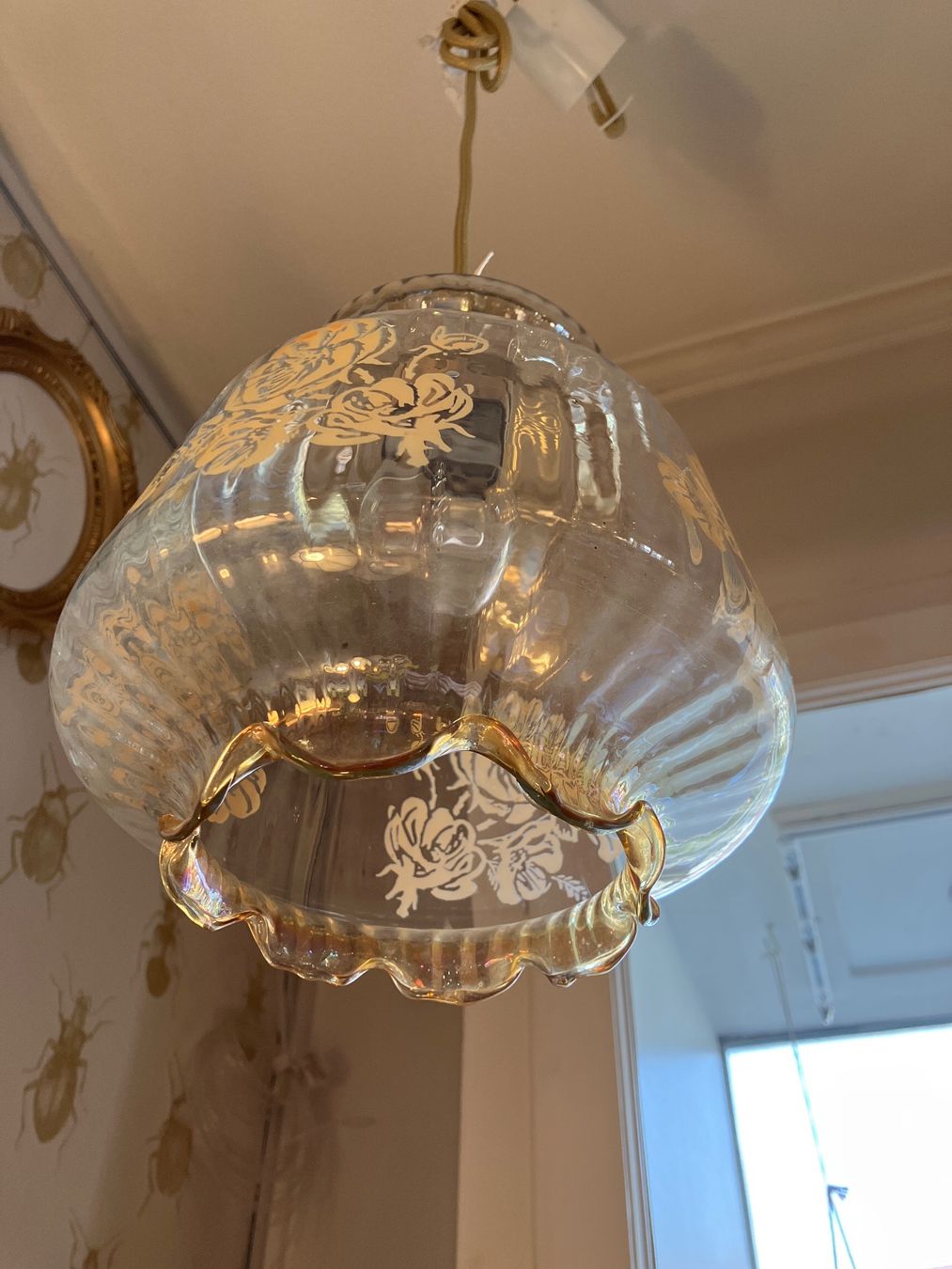 Lampade: Lampe - Hängelampe - Glas - Vintage – Usato da Winterthur venduto da pompea 2