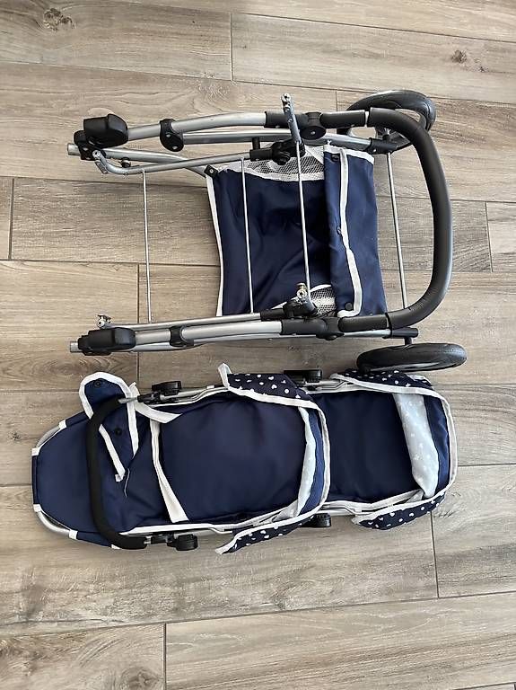 Carrozzine per bambole: Poussette poupée double jumeaux (pliable) – Usato da Vufflens-la-Ville venduto da floschlier 4