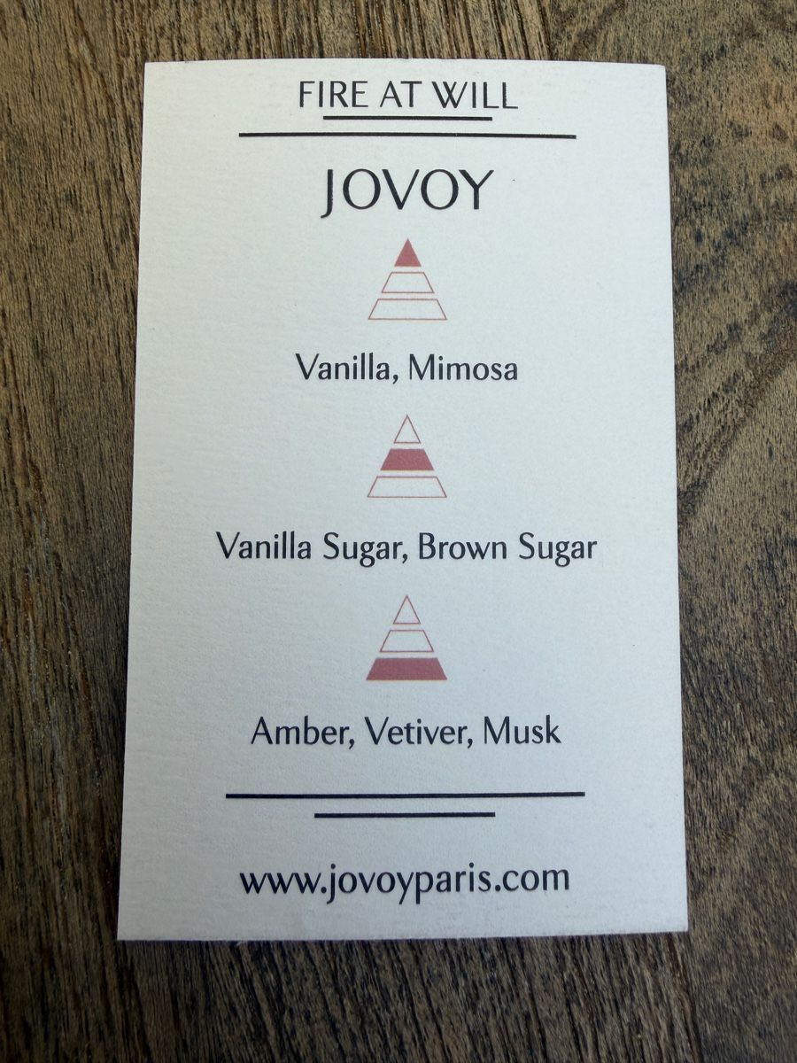 Profumi & Eau de Toilette: Jovoy Fire at will original Duftprobe 2ml – Nuovo (secondo la descrizione) da Meierskappel venduto da Philium 1