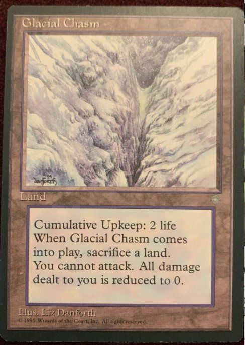Magic The Gathering Carte collezionabili: Glacial Chasm - MtG - EN – Usato da Bolligen venduto da Gurkenfeld
