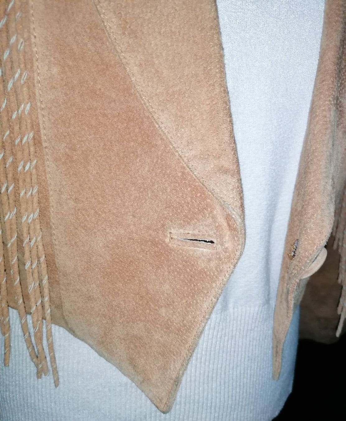 Giacche: beeindruckende Retro Leder-Jacke mit Fransen – Usato da Corcelles-près-Payerne venduto da RxOne_Krs 2