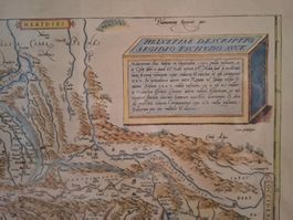 🗺️ Rare Carte Antique –Helvetiae / Tschudi– Ortelius (1570)