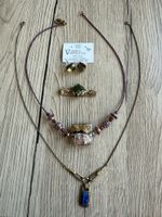 Schmuck-Set Murano Glas – Ketten, Brosche & Ohrringe