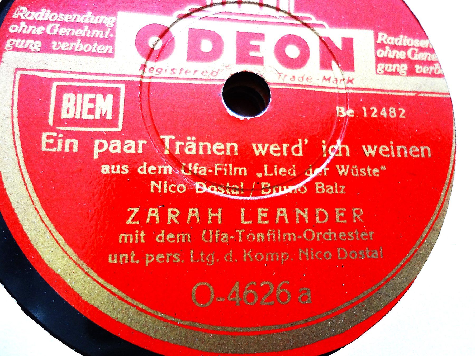 Dischi in vinile: Zahrah Leander, Album mit 12 Schellackplatten – Usato da Hemishofen venduto da Phonomandy 4