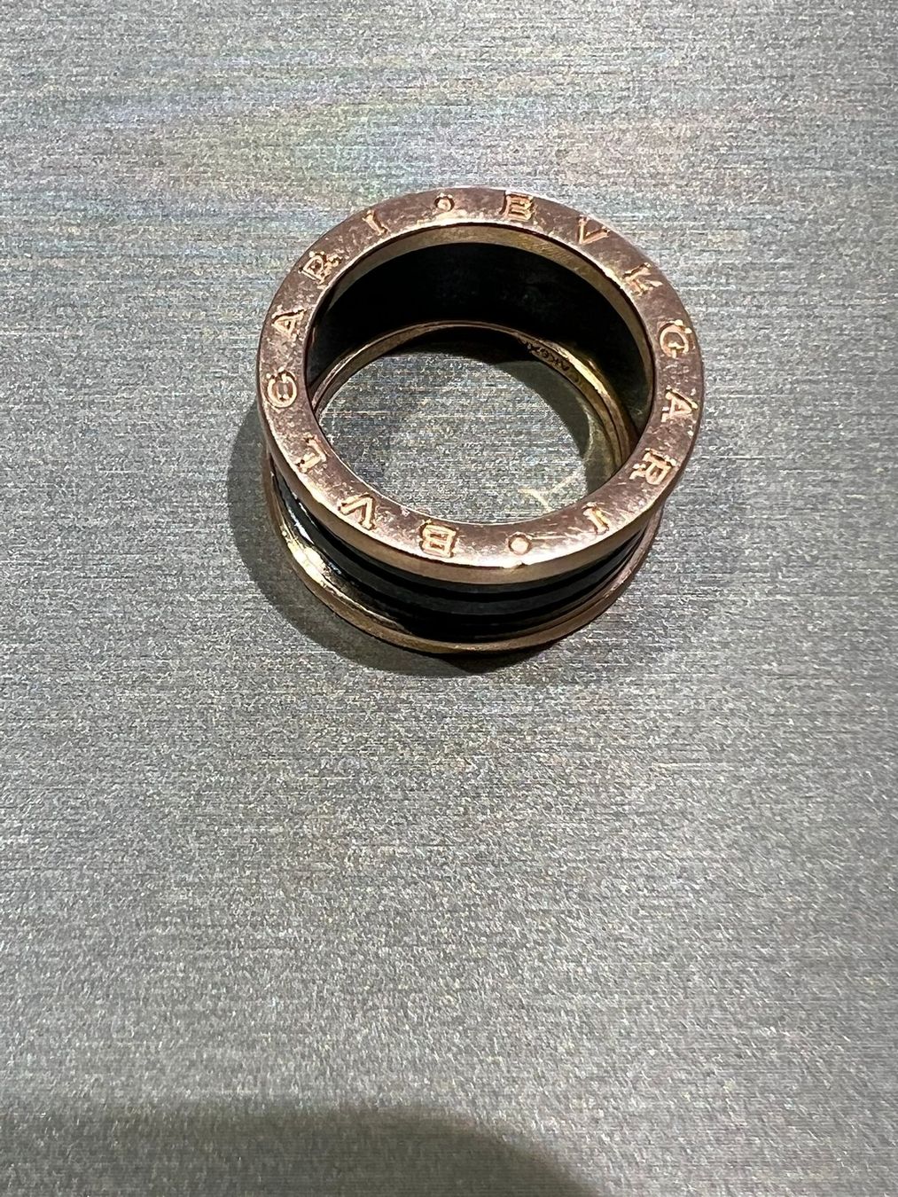 Bulgari Anelli: Bvlgari Ring B.Zero1 Roségold marble grün Gr. 57 – Usato da Glattpark(Opfikon) venduto da bar_p2wj 3