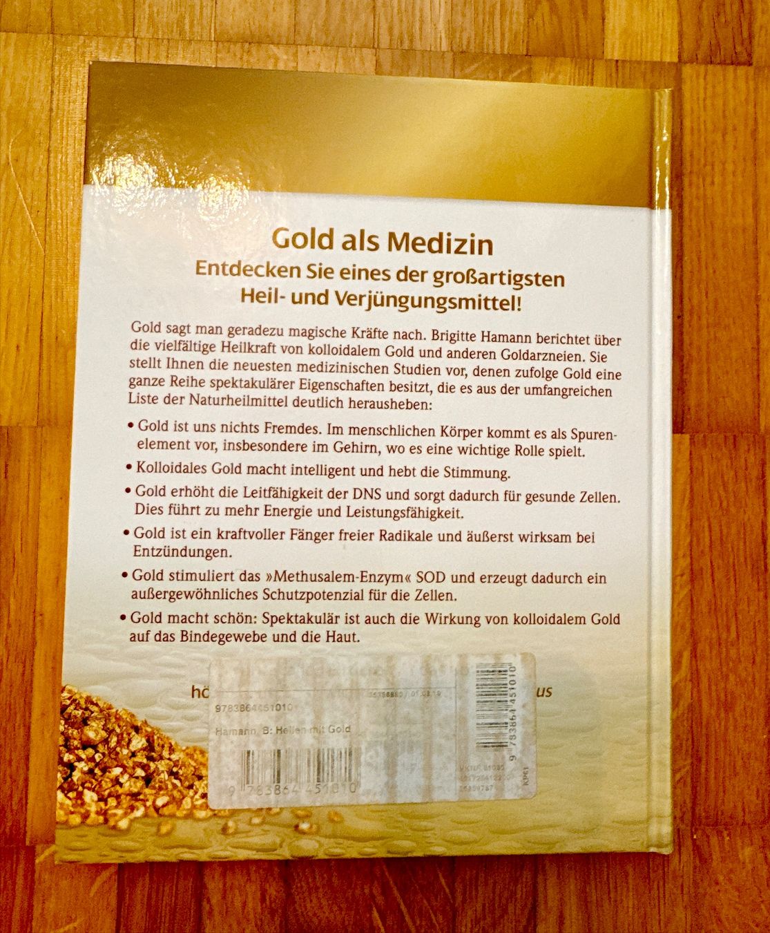 Livres: Buch "Heilen mit Gold" von Brigitte Hamann – D'occasion à Muttenz par denise06 1