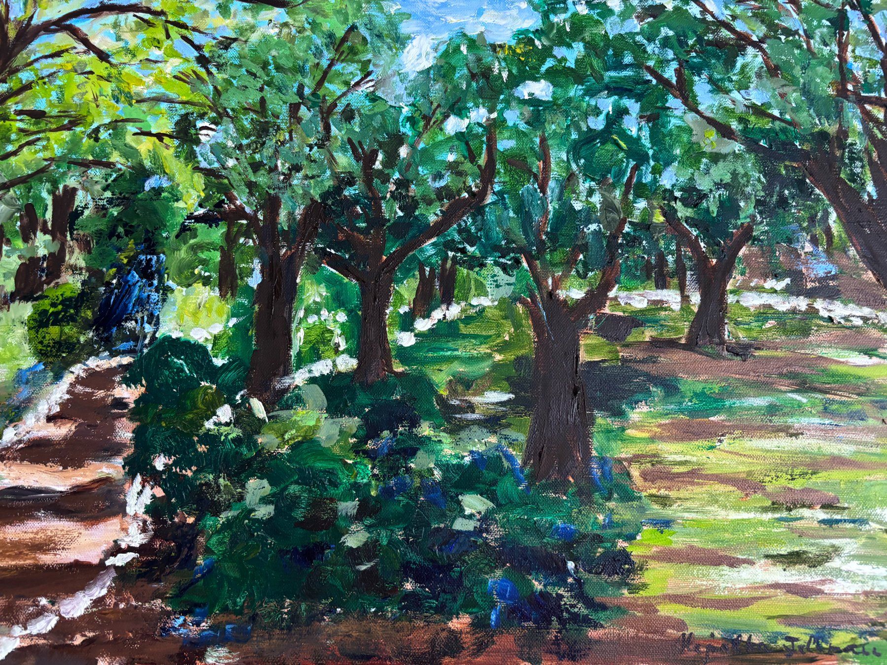 Dipinti: Ölgemälde - In Renoirs Garten – Nuovo (secondo la descrizione) da Cham venduto da Felha 4