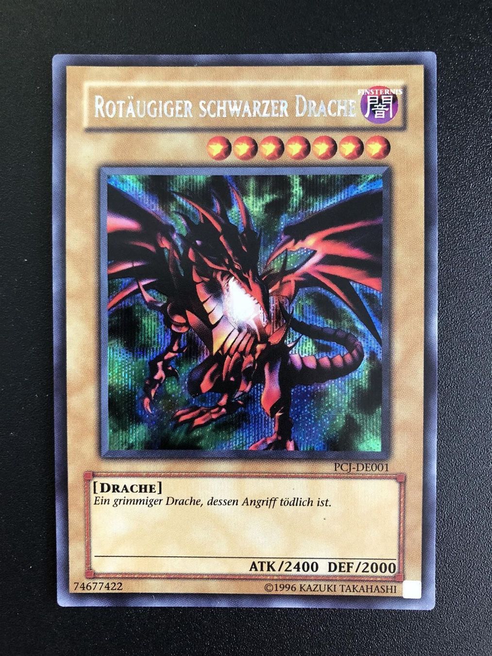Yugioh Carte collezionabili: Yu-gi-oh Rotäugiger schwarzer Drache – Nuovo (secondo la descrizione) da Windisch venduto da sevenless91