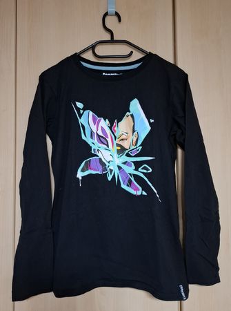 Fortnite Langarmshirt Gr. L (eher M/38), schwarz