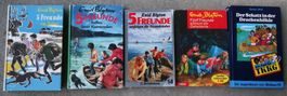 Jugendbücher:  4x Enid Blyton 5 Freunde,  1x TKKG