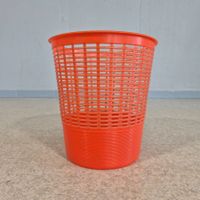 Vintage J.G. 210 Papierkorb Waste Basket orange
