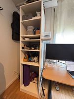 IKEA Kleiderschrank (ohne Tür, mit Seitenregal)