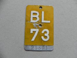 Mofanummer Mofa Nummer BL 73 Baselland 1973 Töffli Geschenk