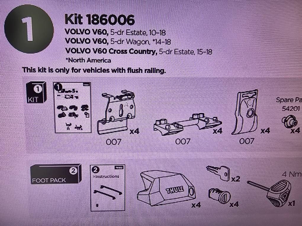 Portapacchi: Thule Kit 186006 – Usato da Zürich venduto da bustagrip 1