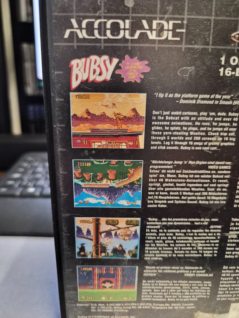 Sega Giochi: Bubsy Sega Mega Drive Spiel Modul mit Box gebraucht – Usato da Zürich venduto da Joselito0 3