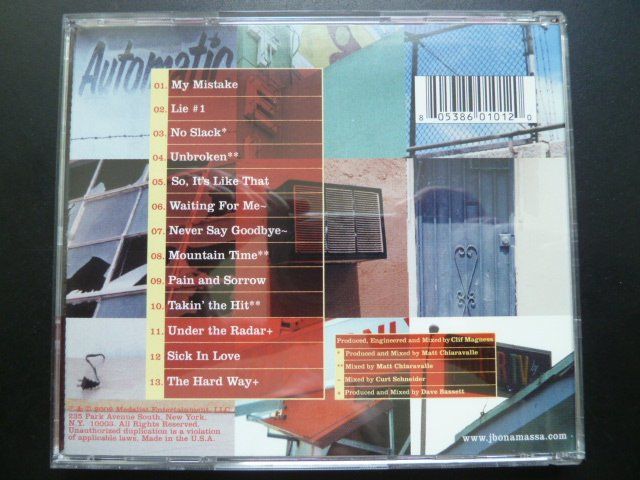 CD: Joe Bonamassa - So it's like that – Usato da Au ZH venduto da sikoku 2
