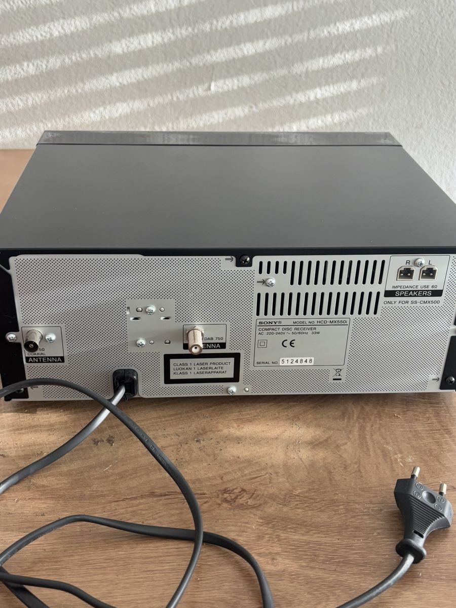 Sony Lettore multimediale & Streamer: Sony CMT-MX550i Micro Hi-Fi System gebraucht – Usato da Orpund venduto da BlackEagel80 6