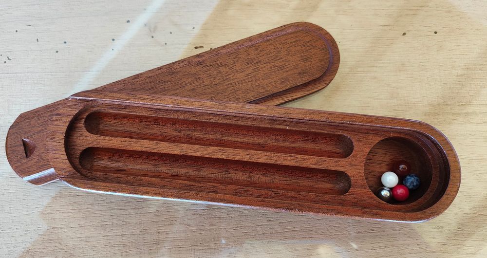 Coffret Bois De 6 Wobblers Faits Main Par Peter Biedron – Leurres De Pêche Artisanaux Allemands
