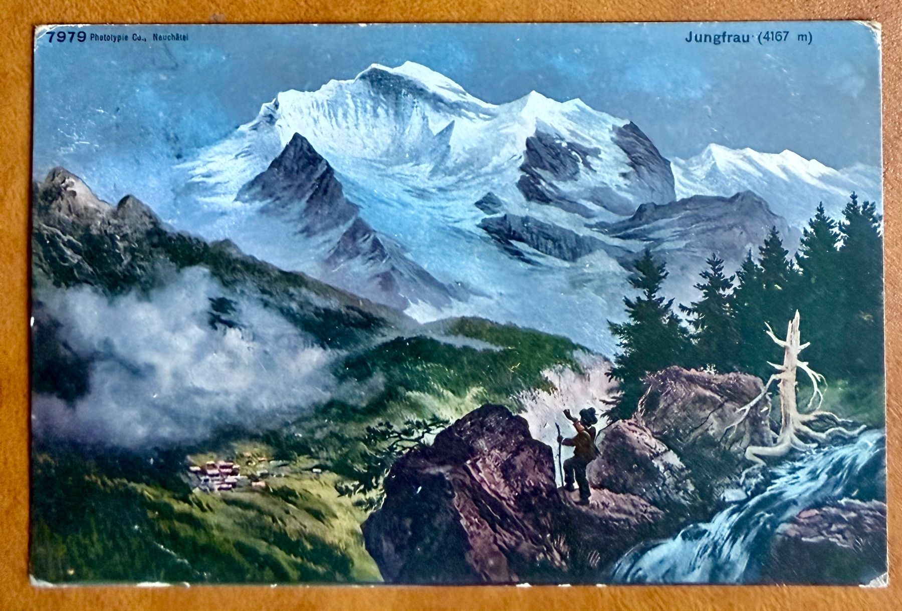 Cartoline postali: Jungfrau - Color - Animée. 1906 – Usato da Lutry venduto da Ediego 1