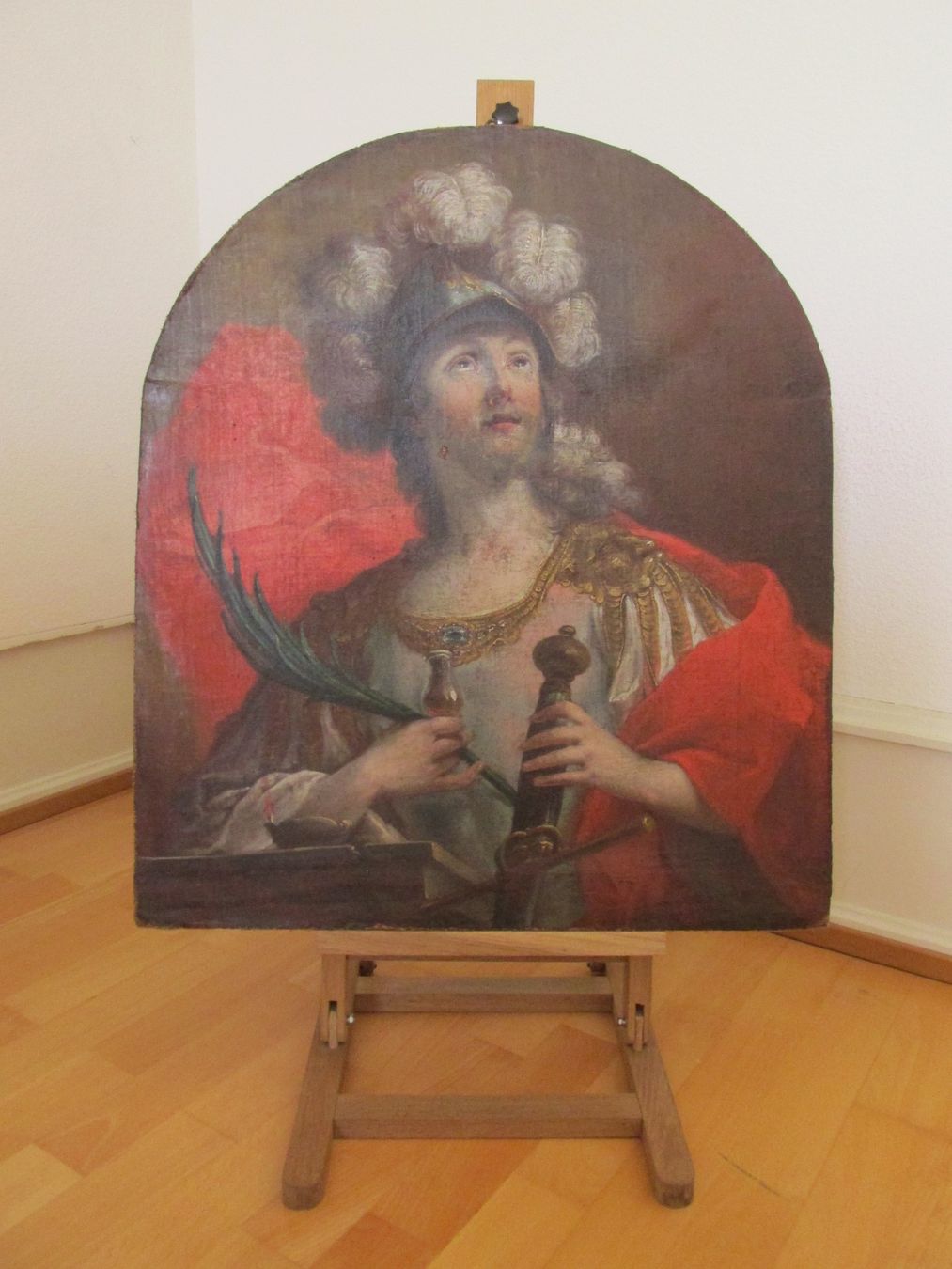 Dipinti: antikes Gemälde: Mann mit Helm und Schwert – Usato da Winterthur venduto da mat_q5d5 8