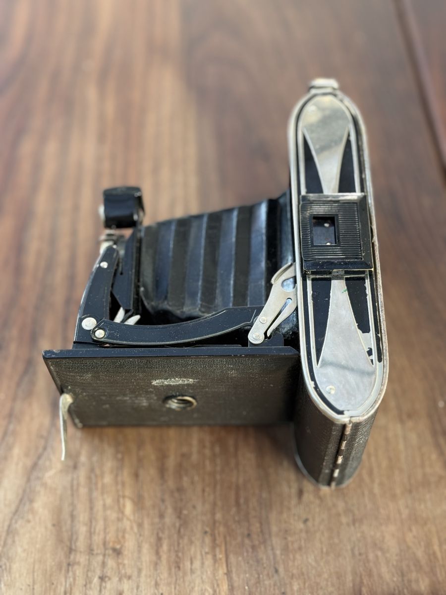 Agfa Fotocamera: Vintage Agfa Billy Folding Camera - Art Deco Design - Untest – Usato da Commugny venduto da semamonfrinoli 2