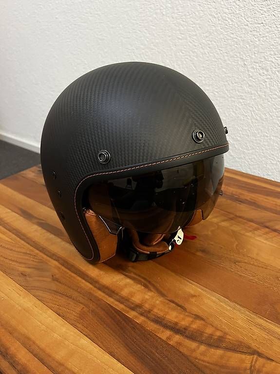 Casques & visières: Scorpion BELFAST EVO CARBON Jethelm – D'occasion à Urdorf par Rotti69 1