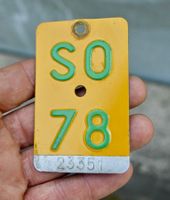 Mofanummer SO von 1978 - Solothurn - SO 78