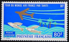 Polynesien Französisch Kat. 165 ** 1973 Kat. 26 Euro