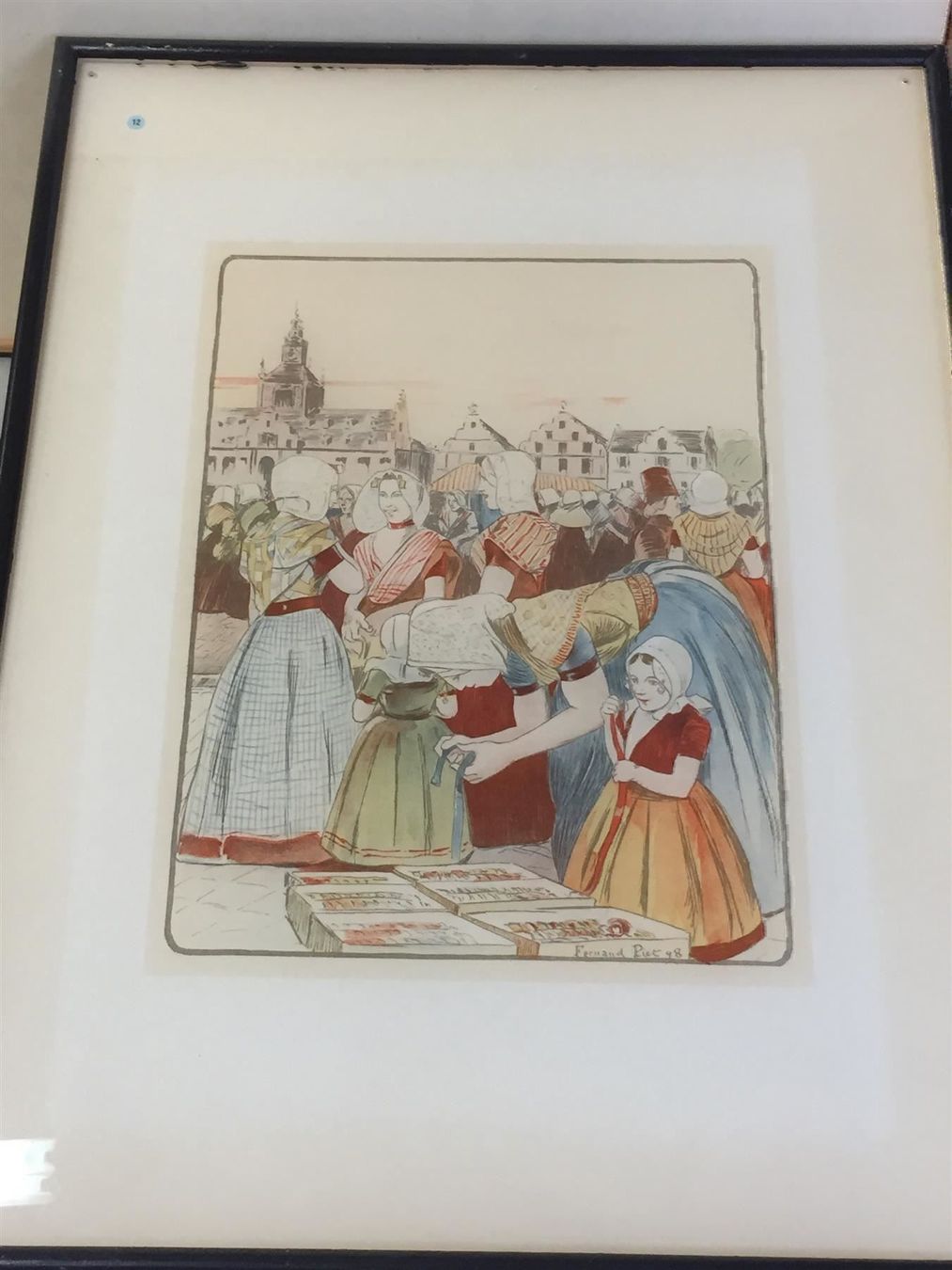 Grafiken & Lithographien: Fernand Piet 1869-1942 Litho – Gebraucht aus Bern von Zauberkoenigin