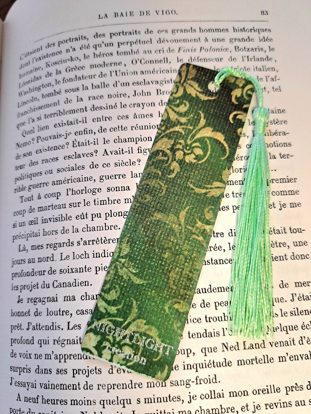 Autres collections & raretés: Marque-page métal "Reading emotions", fait main, vert – Neuf (Voir description) à Troinex par adelineac 3